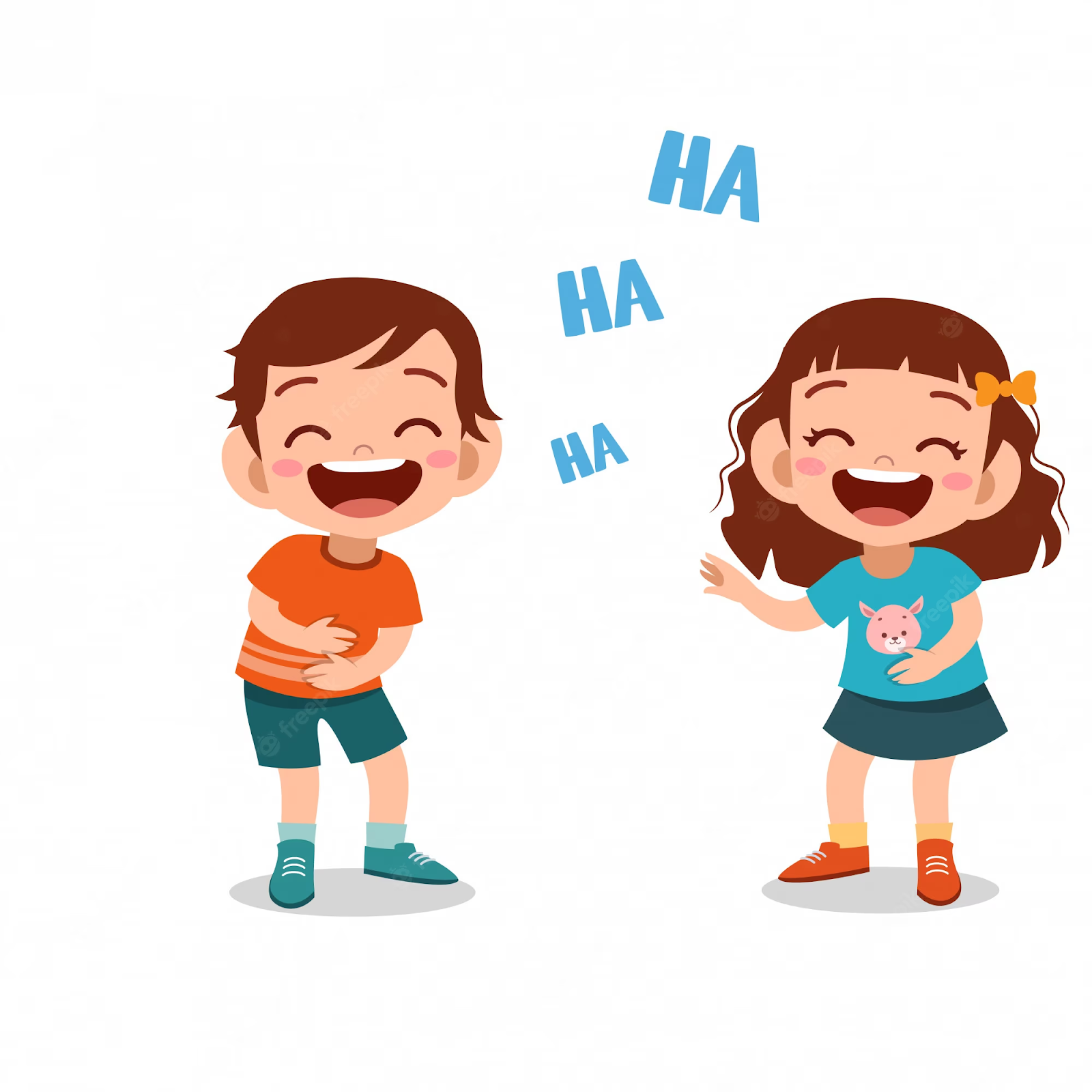Telling jokes
