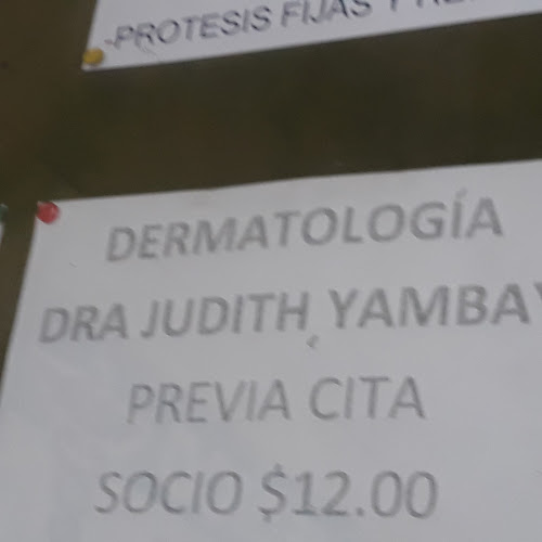 Dra. Judith Yambay - Dermatólogo