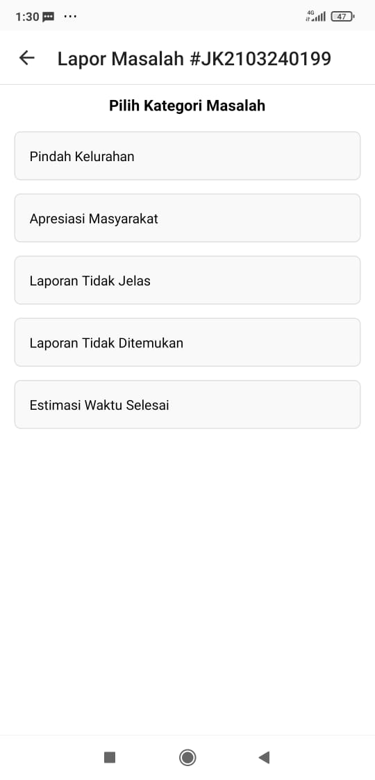 Tampilan layar Cepat Respon Masyarakat (CRM), sistem integrasi kanal aduan Pemprov DKI Jakarta