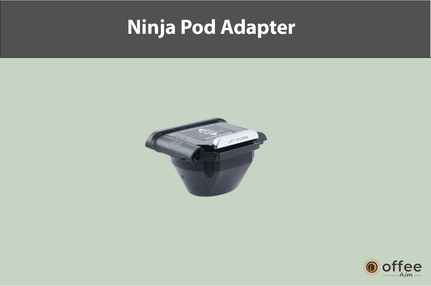 This image illustrates the Ninja Pod Adapter, a key component of the Ninja DualBrew Pro Specialty Coffee System, as featured in the article 