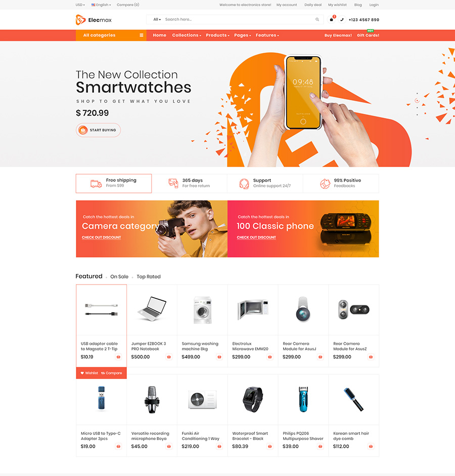 Digital products magento theme Gemmart