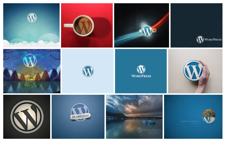 Baixe um papel de parede do WordPress