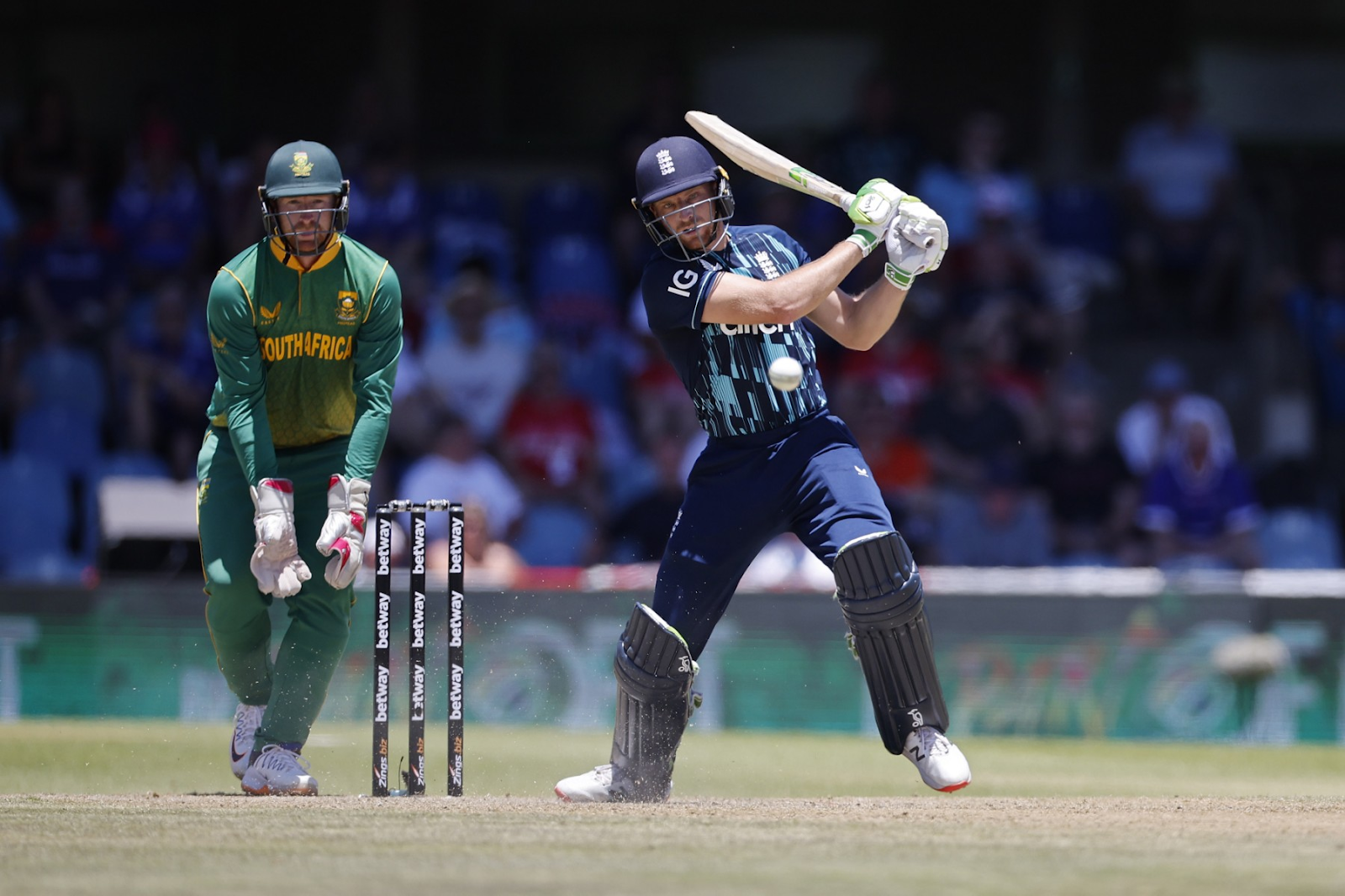 Jos Buttler scored an unbeaten 94 in the second ODI which went in vain