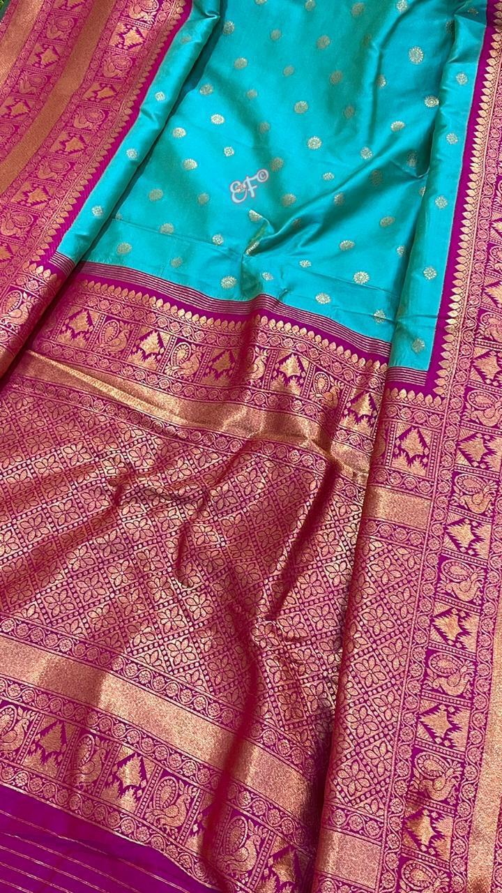 Kanjeevaram Banarasi Silk Saree