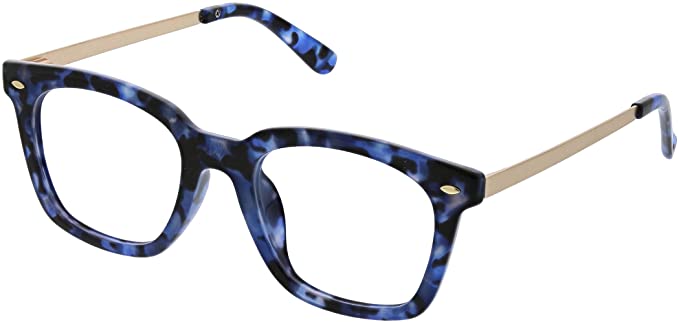 Peepers by PeeperSpecs Women's Limelight Oversized Blue Light Blocking Reading Glasses