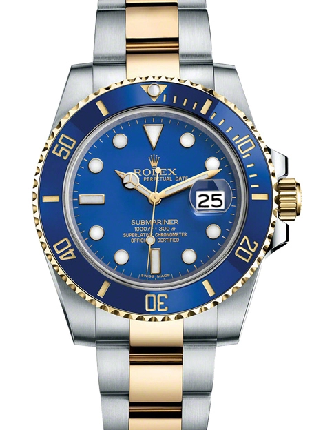 Rolex Submariner Two Tone Blue Dial 'Bluesy'