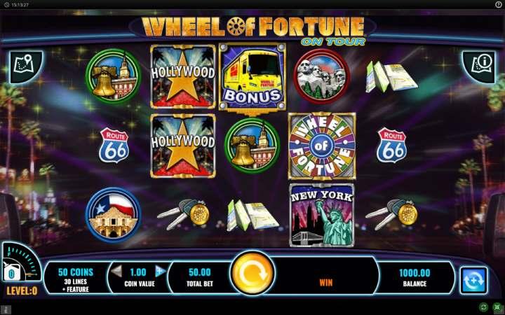 Wheel of Fortune on Tour Game