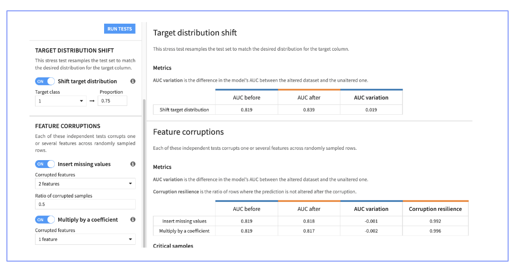 target distribution shift