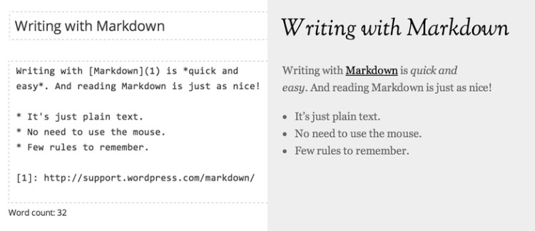 Dicas fáceis para iniciantes no WordPress: Markdown