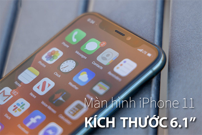 Kích thước màn hình iPhone 11