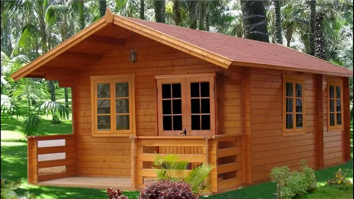 Ide Desain Rumah Kayu Sederhana Cantik