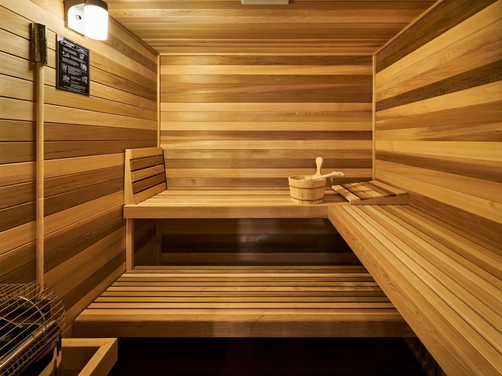 steam and dry sauna inside of a luxurious home in portland oregon