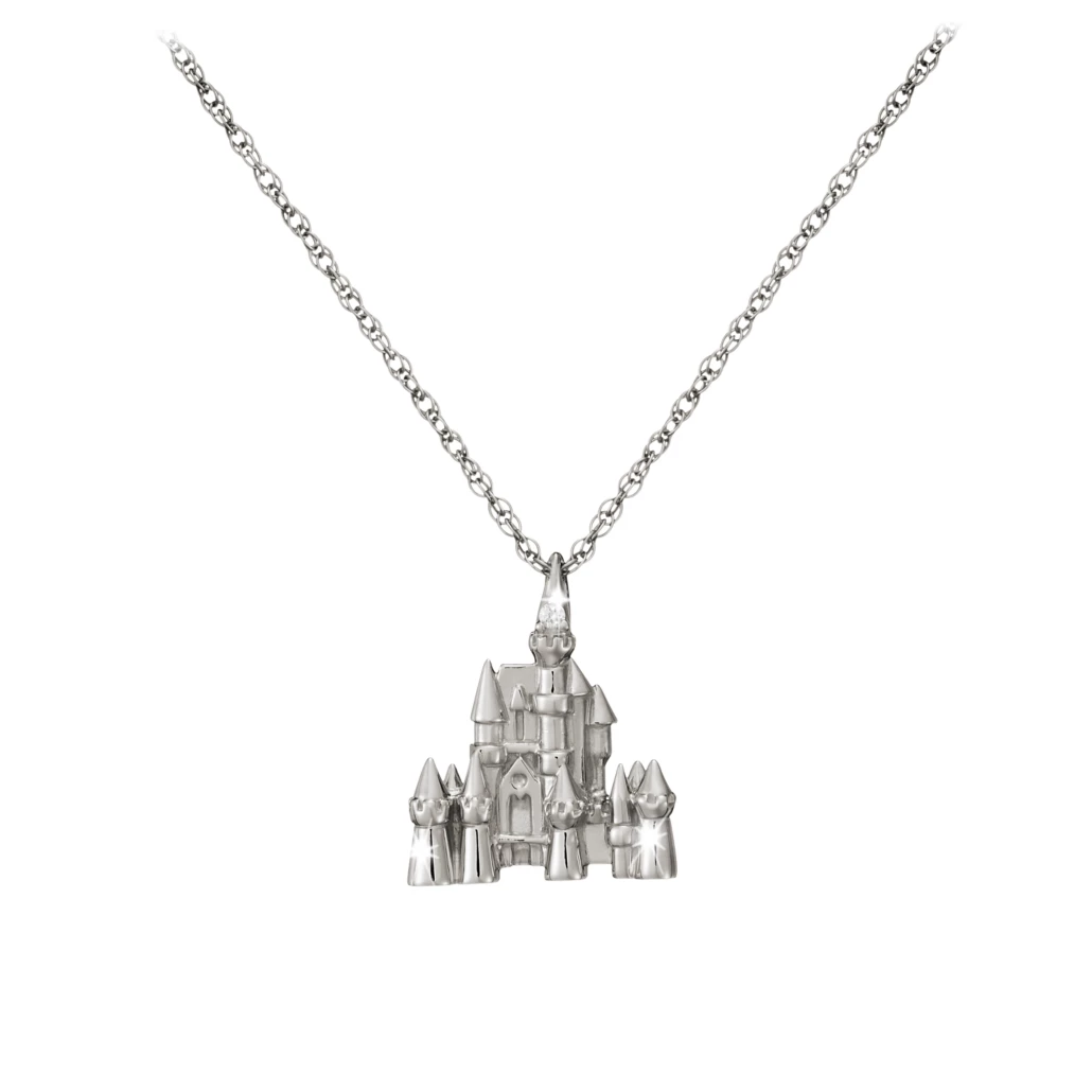 Disney Castle Diamond Necklace