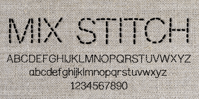 Stitched: Handwritten Font