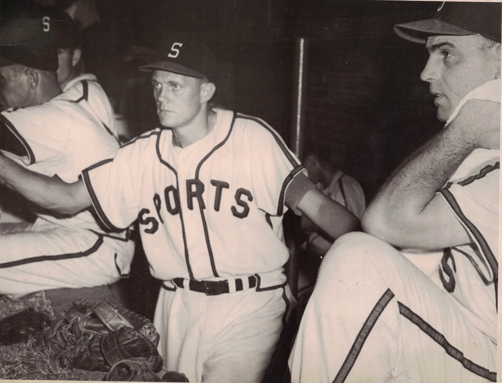 1965 Toronto Maple Leafs Baseball B&W Team Photo International League  Vintage 