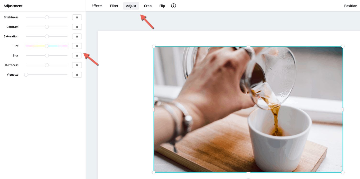 Canva review - photo adjust
