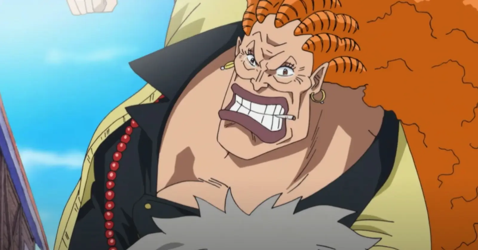 Curly Dadan in One Piece.