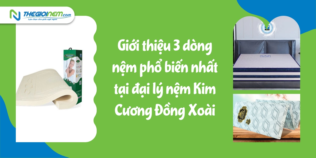 Đại lý nệm Kim Cương giá tốt tại Đồng Xoài - Bình Phước