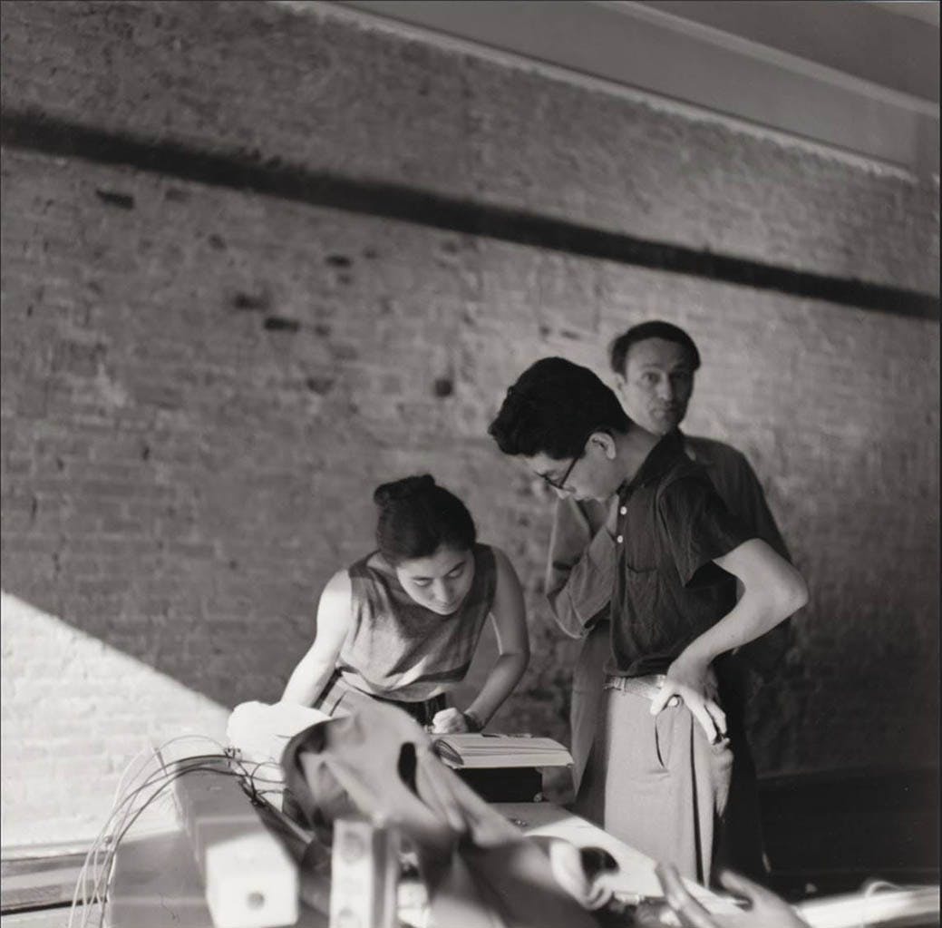 yoko ono and friends in gallery