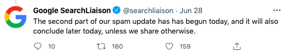 google search spam update
