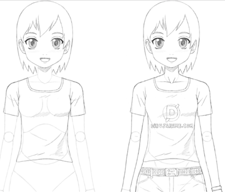How To Draw Anime Girl Step By Step Video Tutorials