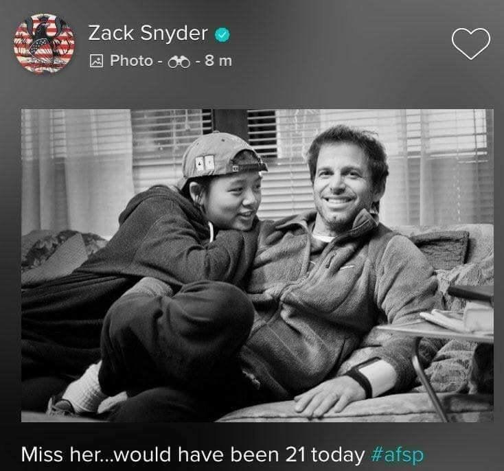 OTHER: R.I.P Autumn Snyder. My thoughts are with Zack and his family. :( :  r/DC_Cinematic