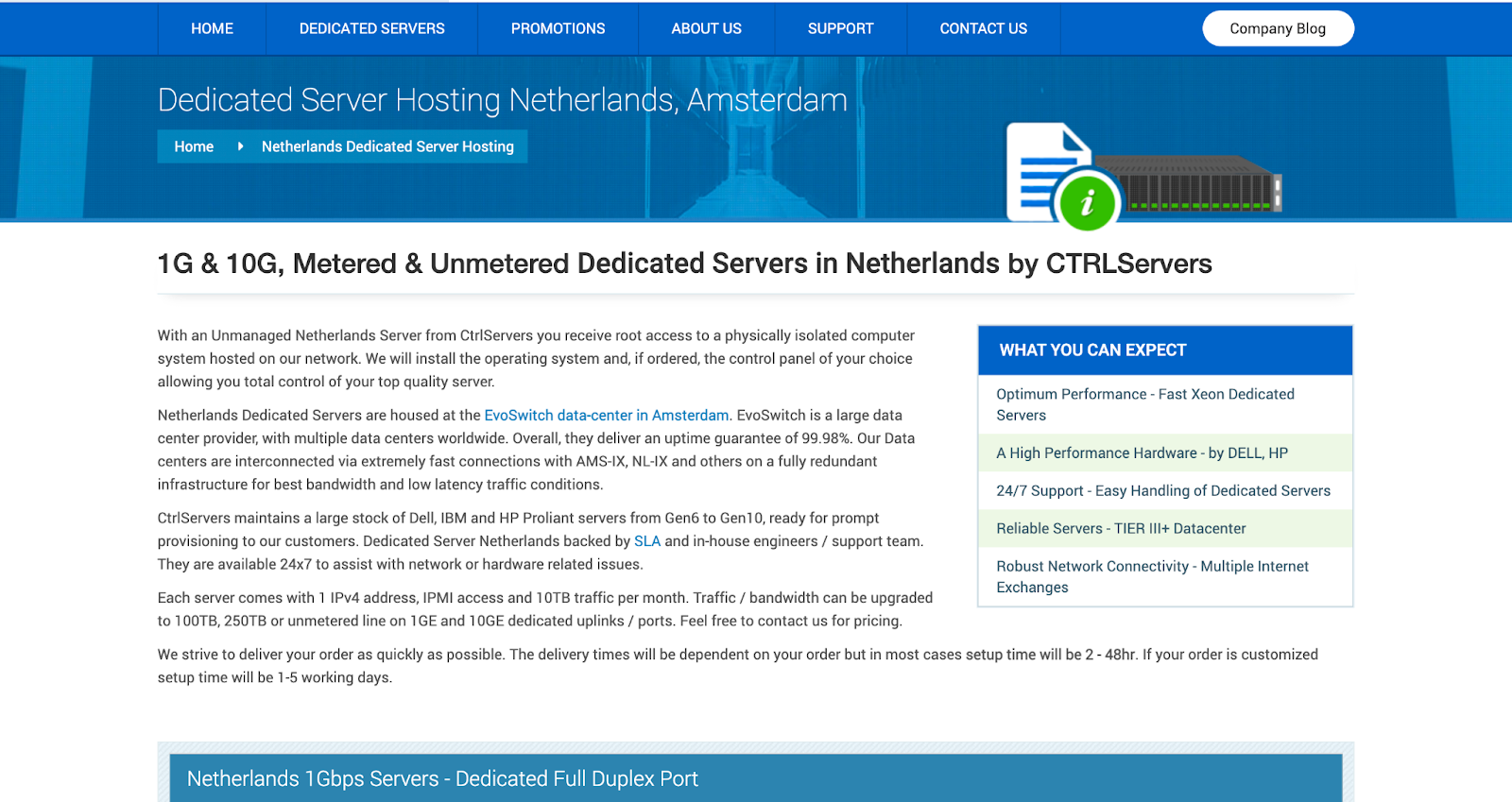 ctrlservers dedicated servers in netherlands
