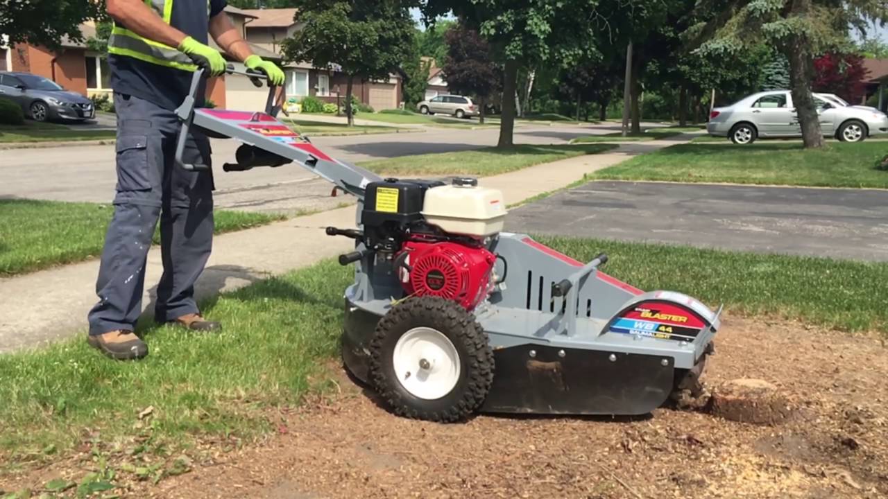 Walk-Behind Stump Grinder