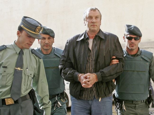 Геннадий Петров после задержания в Испании, 2008