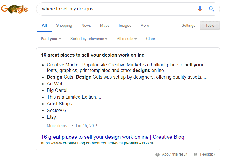 Sell Design Work Online