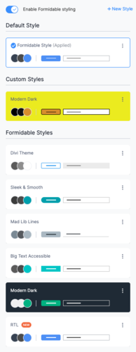Design templates