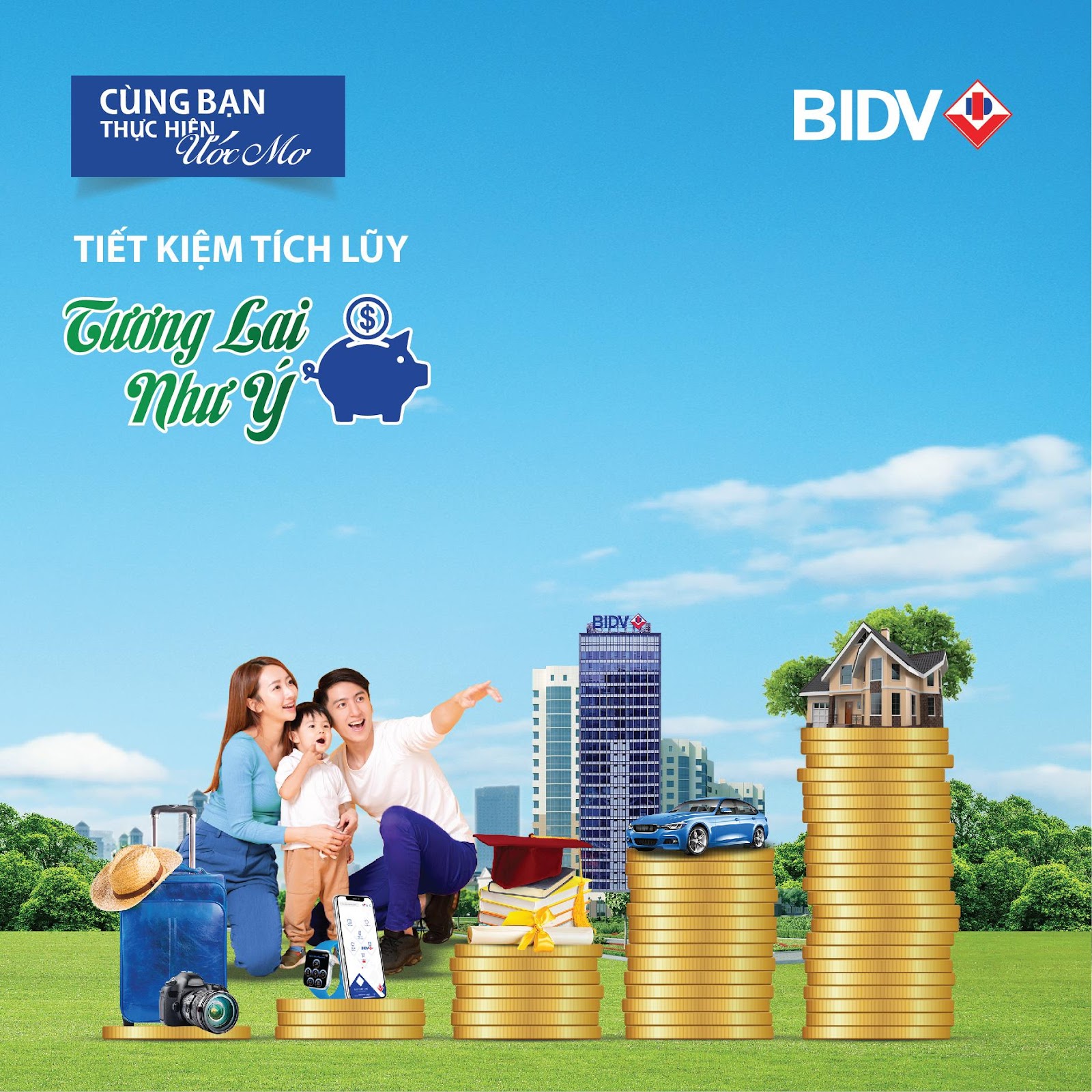 BIDV triển khai nhiều gói Tiền gửi tích lũy, giúp khách hàng tận dụng tối đa khoản tiền nhàn rỗi định kỳ để sinh lời