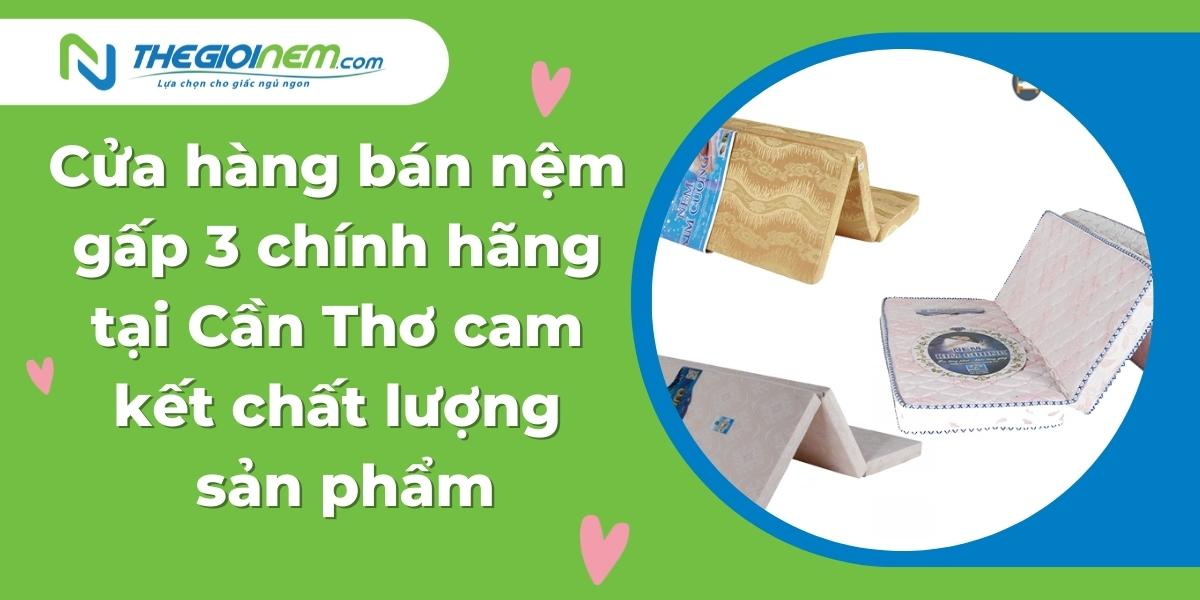 Địa điểm mua nệm gấp 3 Cần Thơ chính hãng giá rẻ|Thegioinem.com