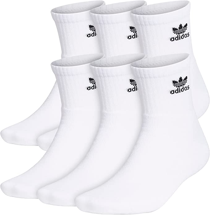 adidas Originals Trefoil Quarter Socks (6-Pair)