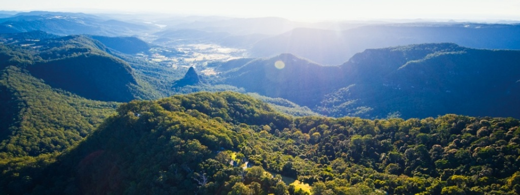 Take in the views of Gold Coast Hinterlands