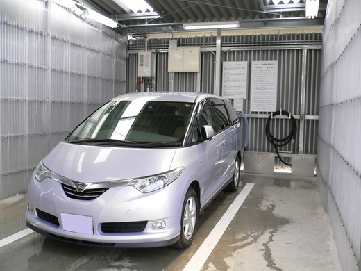 ウッドデッキのガレージで快適に洗車なんて信じられる 水たまり対策 Drytech ドライテック 透水性舗装仕上材 生コンポータル