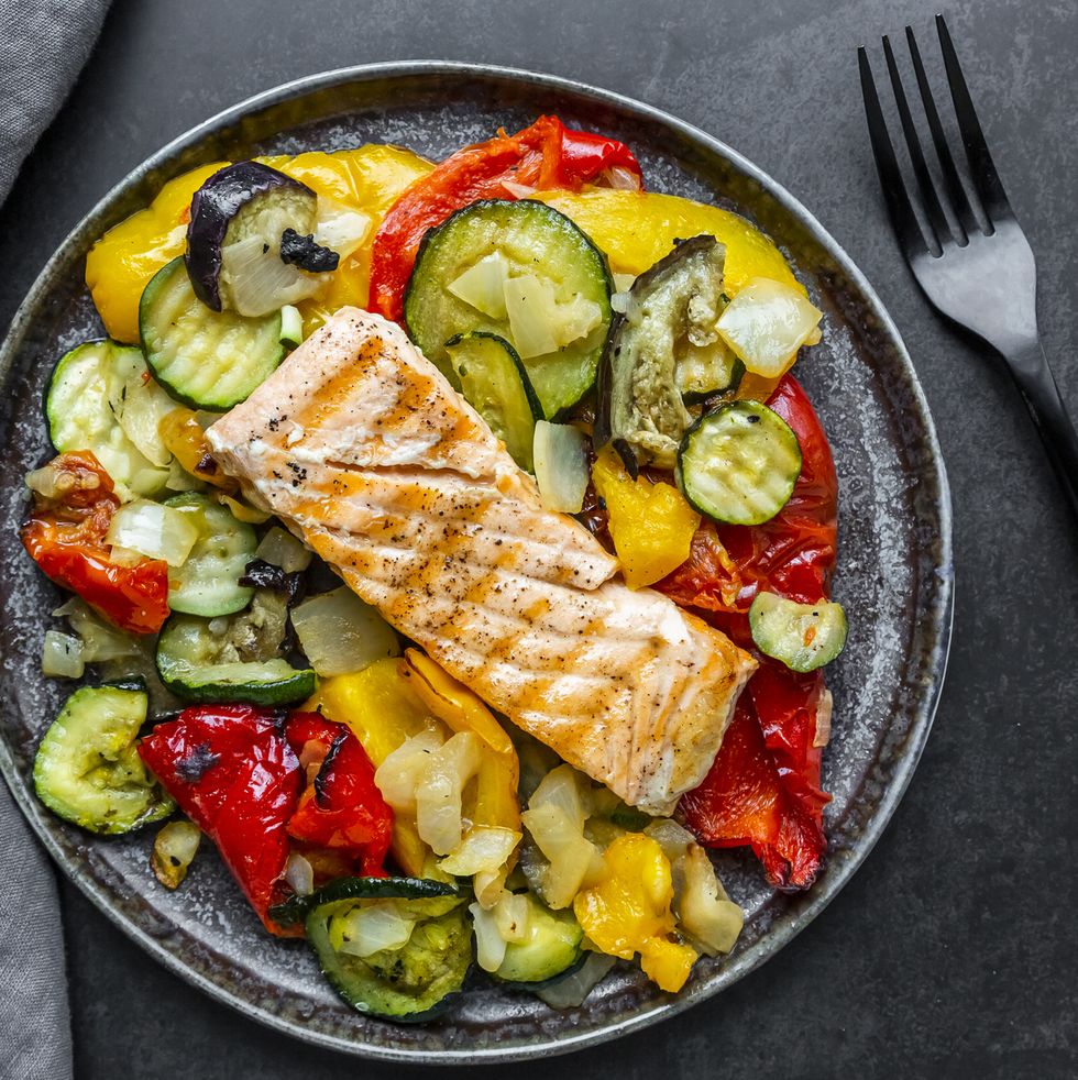 what to eat after a run, salmon