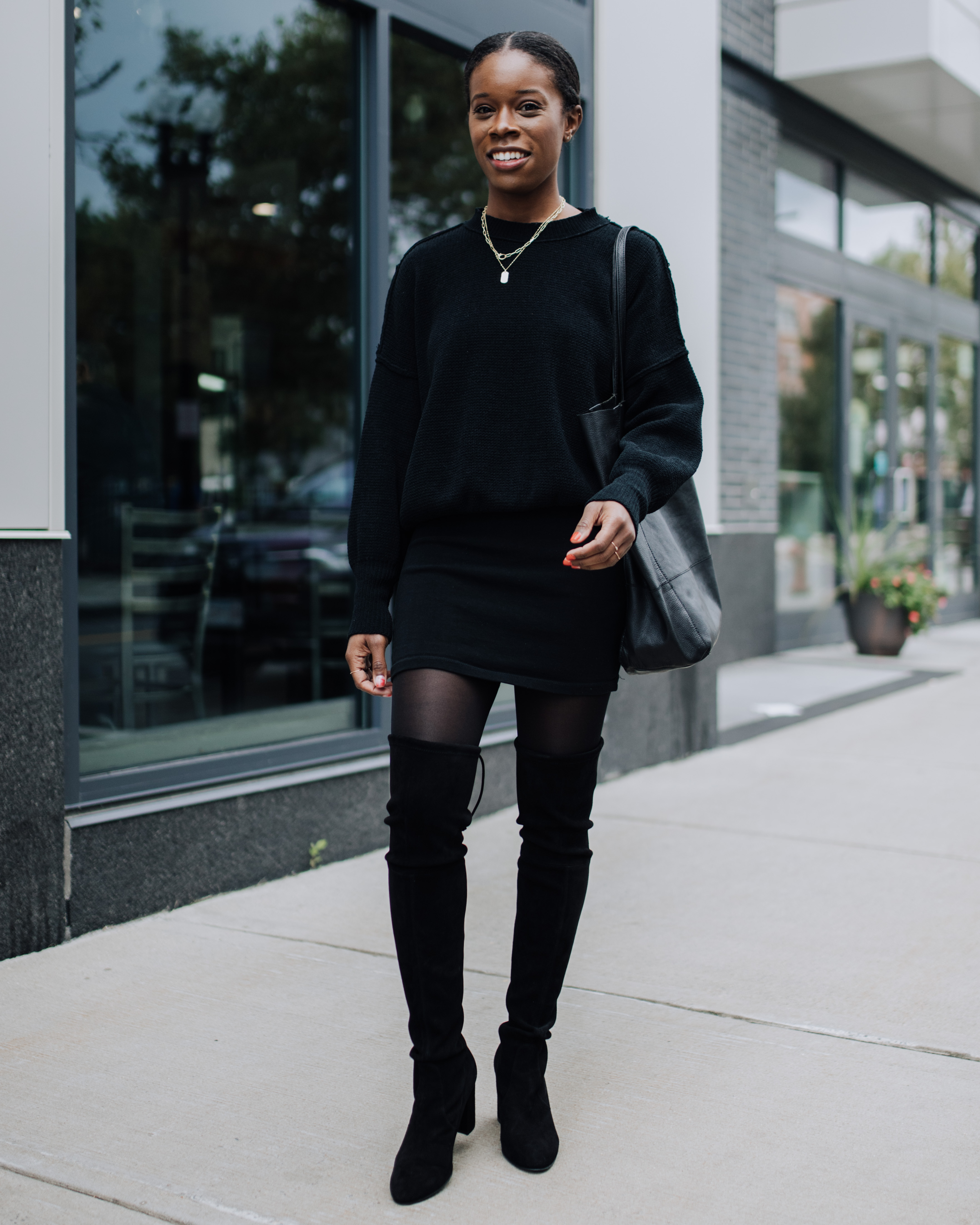 How to Wear Tights with Dresses and Boots - Stylesium