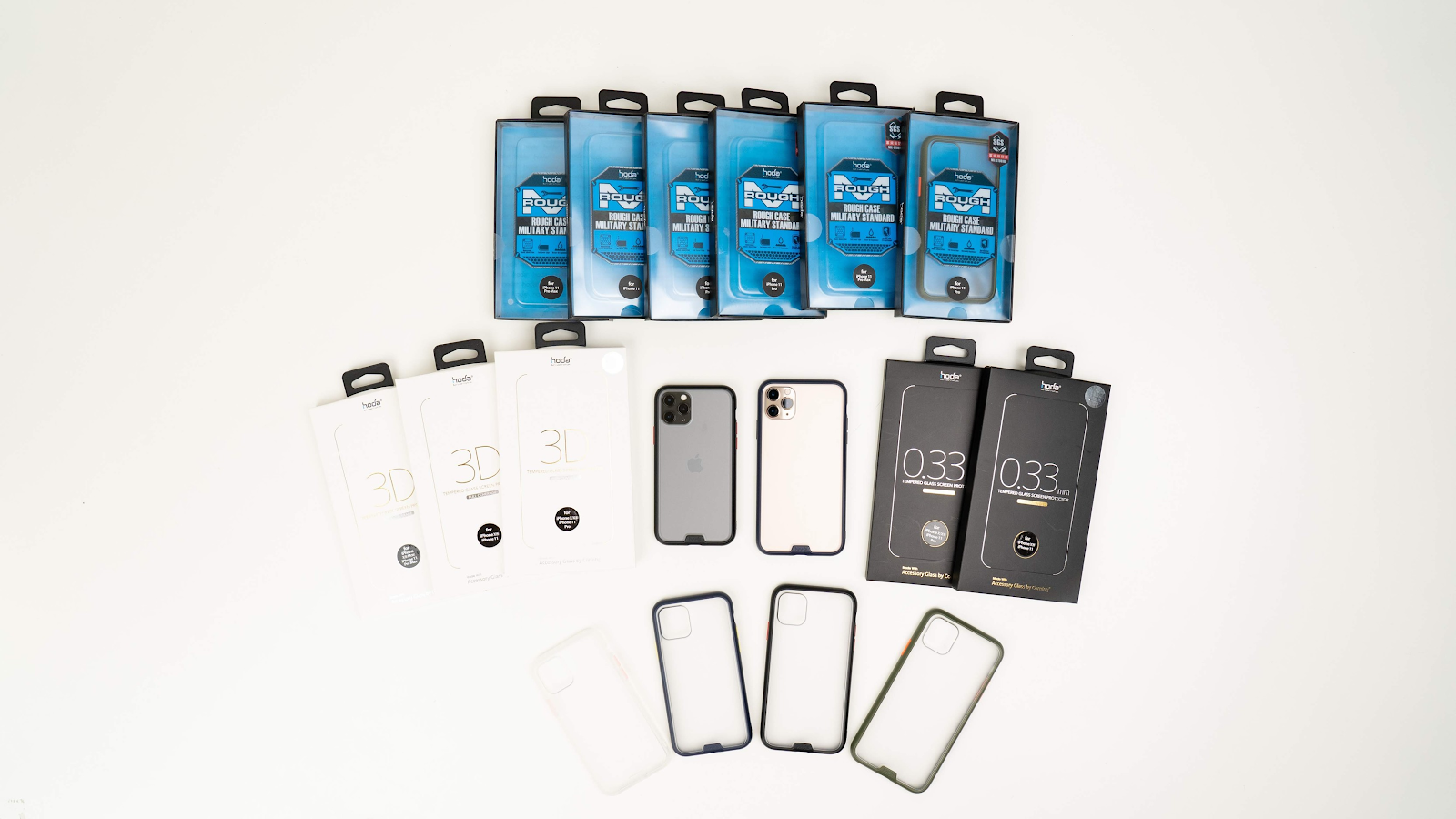 開箱上手 真的需要為iphone 11 貼保護貼 裝保護殼嗎 Hoda 2 5d 3d 隱形滿版玻璃保護貼 Hoda 柔石軍規防摔保護殼 科技狗
