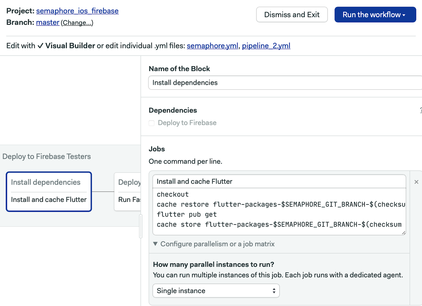 firebase ios semaphore