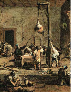 Execution during a Crusade