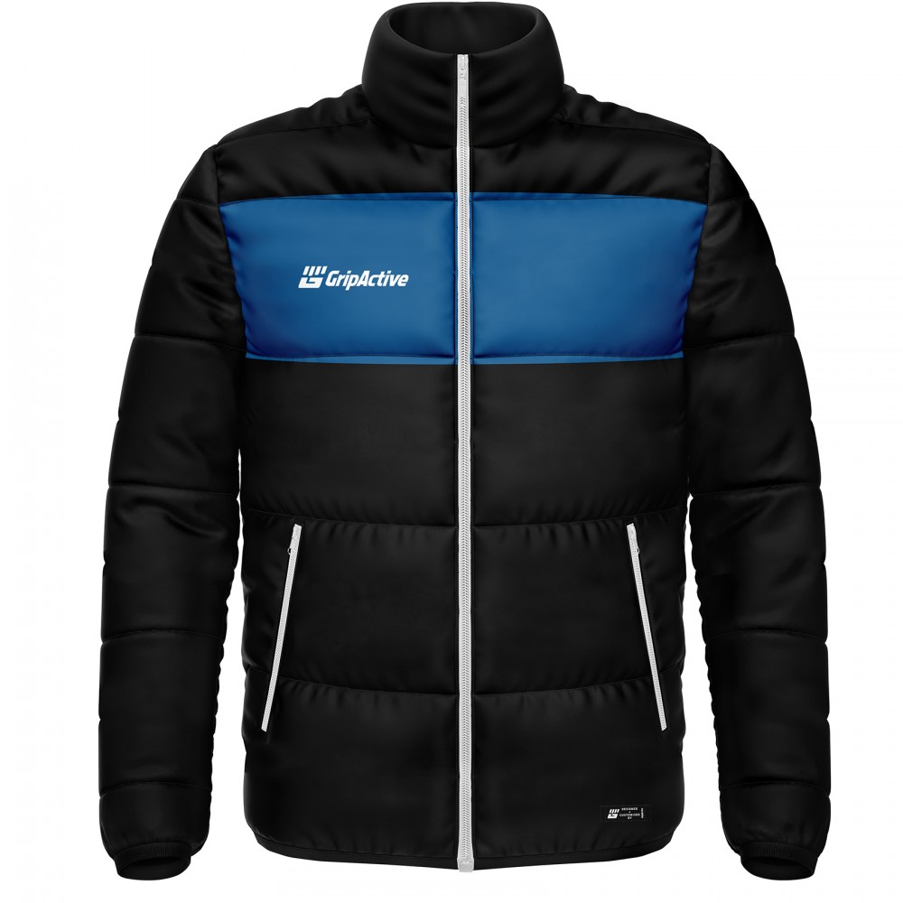 Grip Active Blue and Black Full Zip Sports Jacket