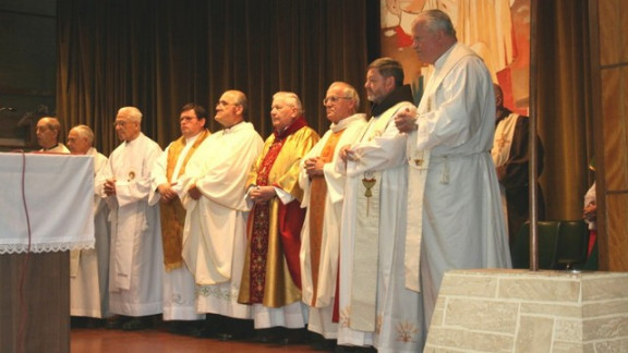Z moravškimi duhovniki pri zlati maši