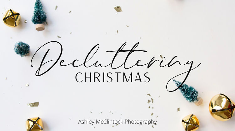 decluttering Christmas