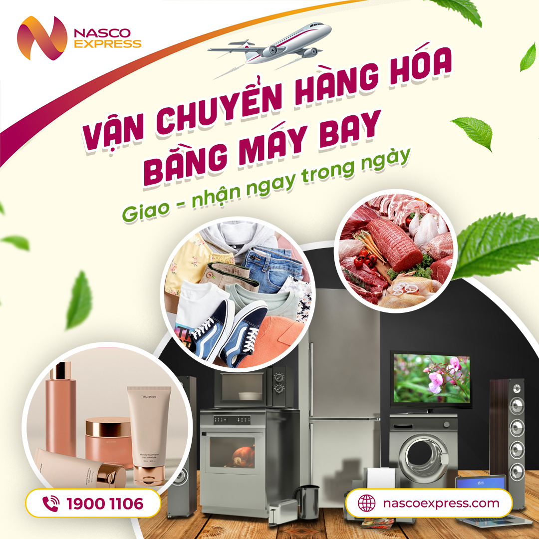 Nasco Express - đơn vị vận chuyển có lợi thế về đường hàng không