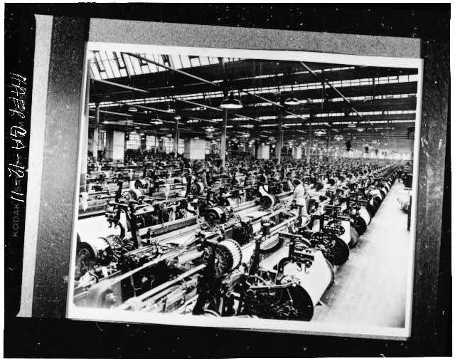 large room full of machinery