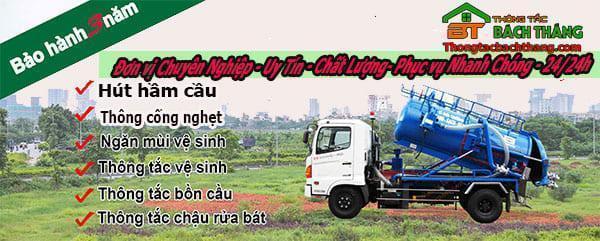 Dịch vụ thông cống nghẹt quận Bình Tân tại bách thắng Homecare