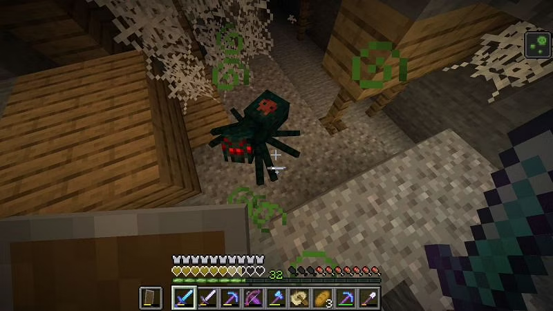Cave Spider in Minecraft 