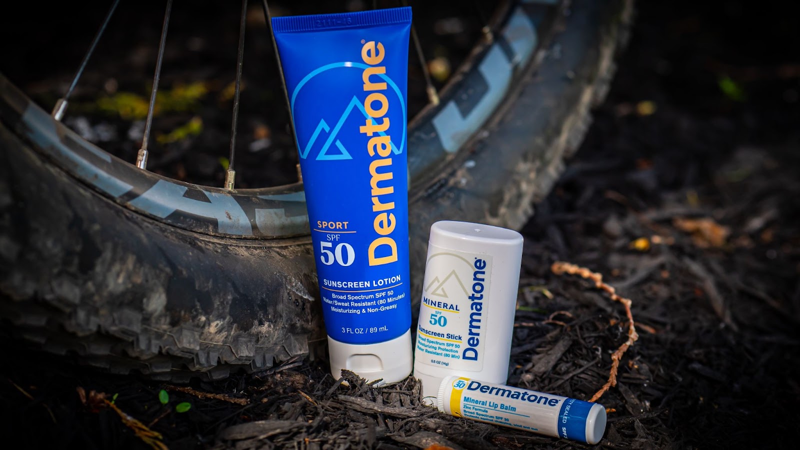 Gear for mountain biking: Dermatone Sport Sunscreen