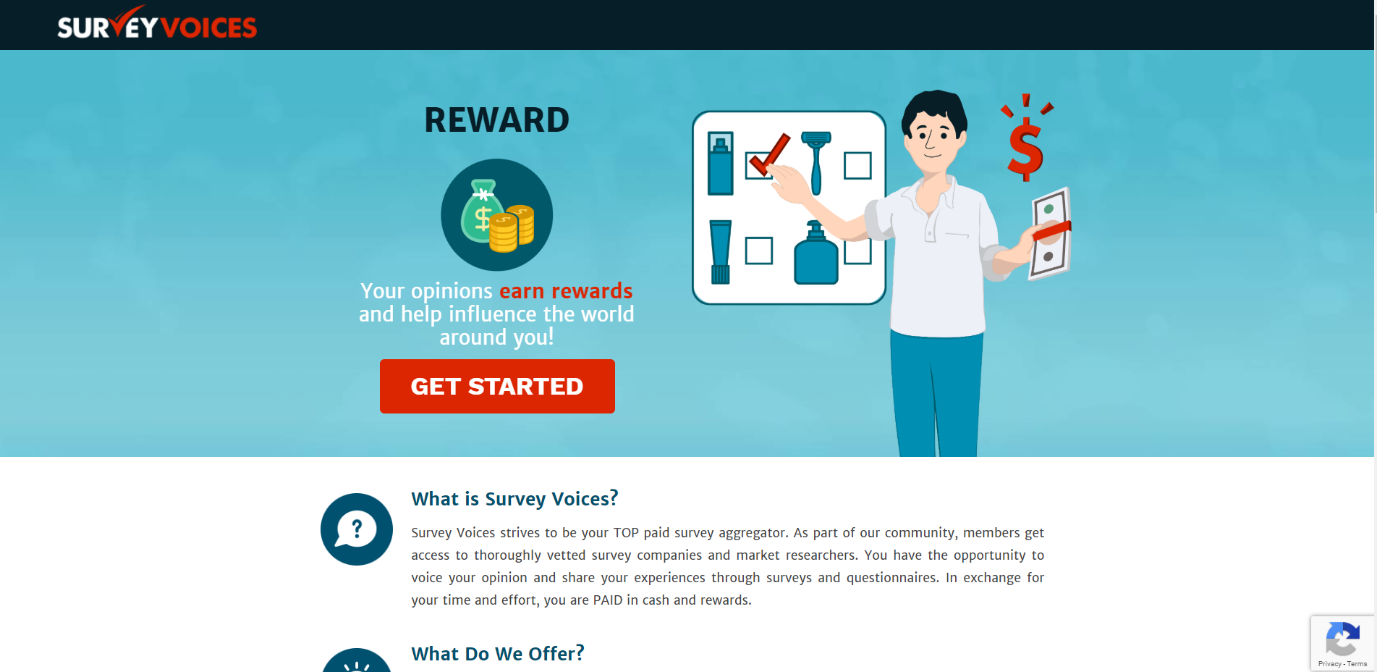 Survey Voices Homepage